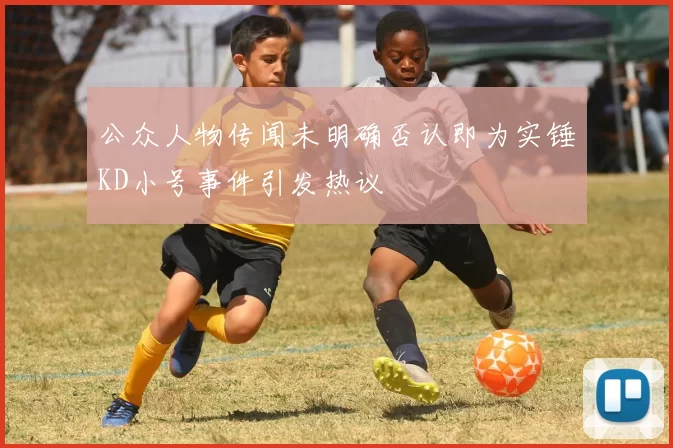 公众人物传闻未明确否认即为实锤KD小号事件引发热议